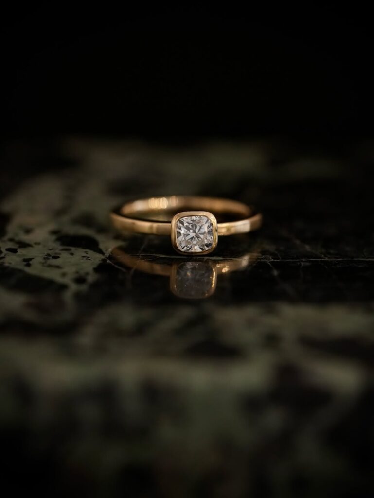 Cushion Cut Verlobungsring