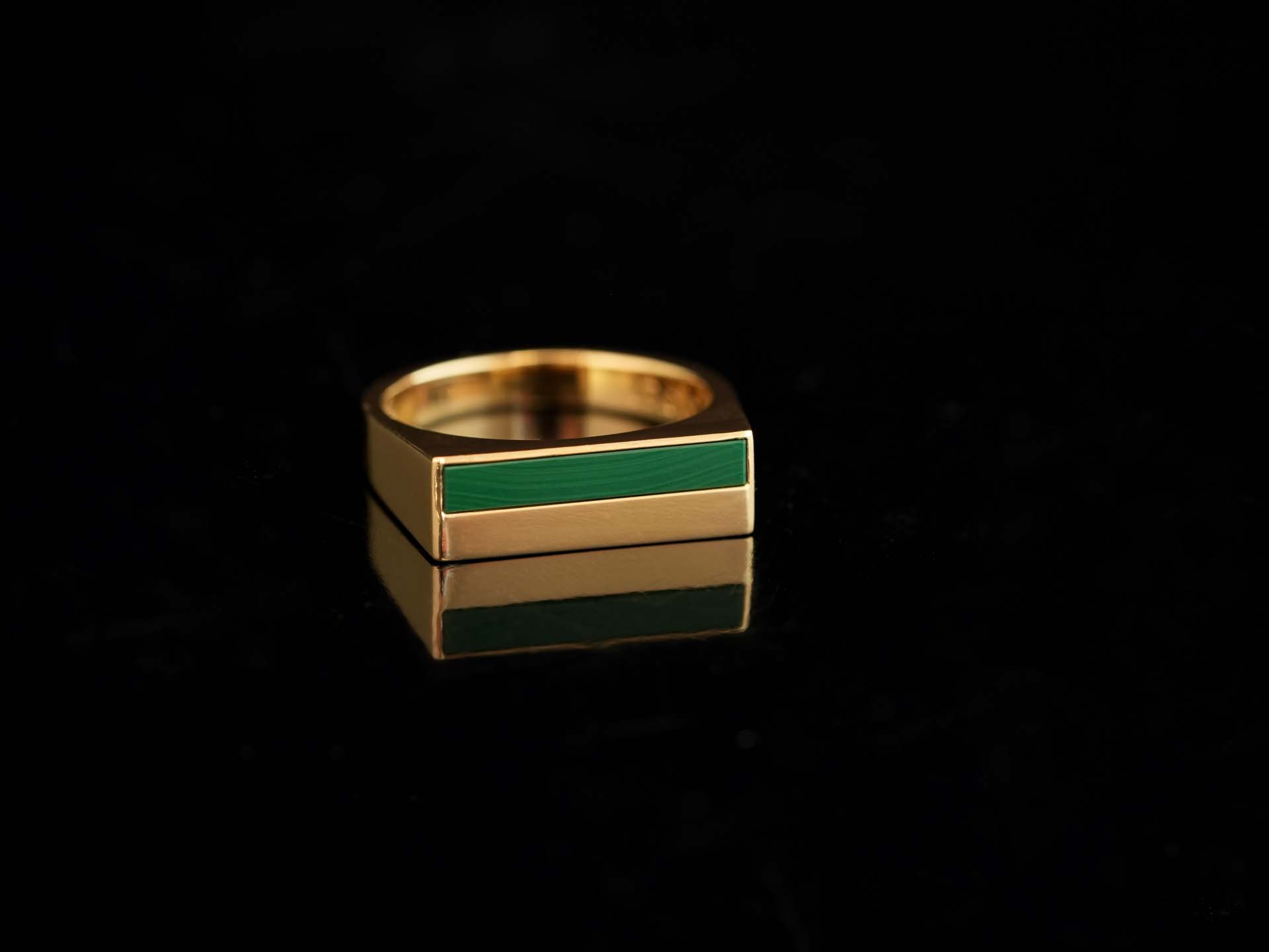 Malachit Ring